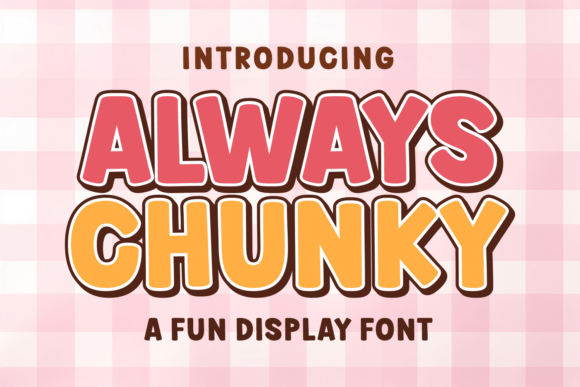 Always Chunky: Adding Playful Retro Vibes to Your Designs