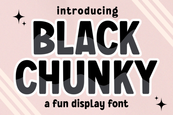 Black Chunky: The Bold Display Font for Modern Design
