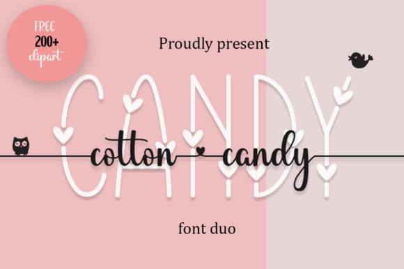 Cotton Candy Font: Adding Delicate Whimsy to Your Designs