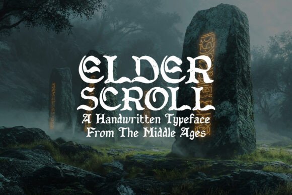 Elderscroll: Reviving the Mystique of Medieval Manuscripts in Modern Design