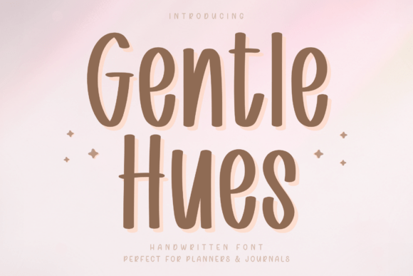 Gentle Hues: Integrating a Calm Handwritten Font into Your Creative and Productivity Workflows