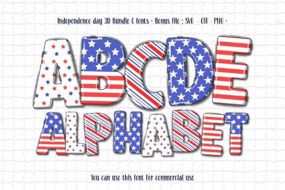 Independence Day 3D: Typography That Captures Patriotic Spirit