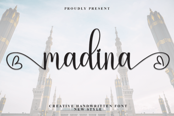 Madina: A Handwritten Font for Elegant Design
