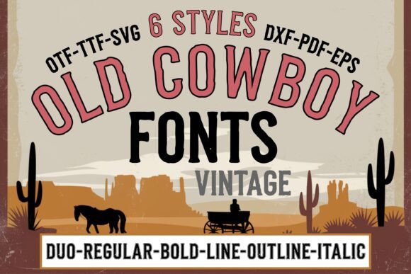 Old Cowboy Bundle: Mastering the Wild West Aesthetic in Modern Design