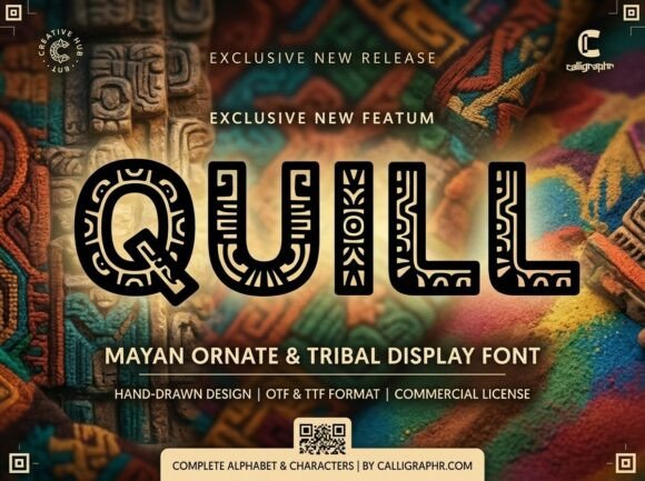 Quill: Unearthing Ancient Power in Modern Typography