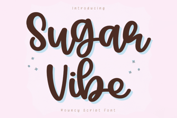 Sugar Vibe: The Bouncy Script Font with a Sweet Rhythmic Flow