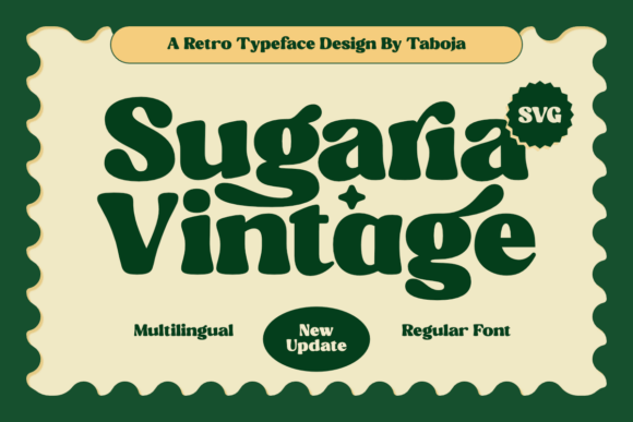 Sugaria Vintage: Retro Charm for Modern Designs