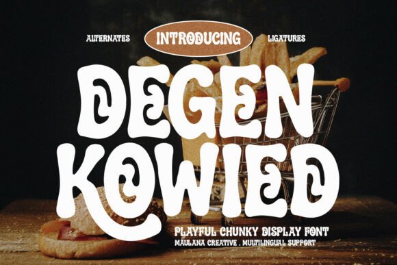 Unleashing Creative Energy: A Deep Dive into the Degen Kowied Typeface