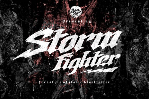 Unleashing the Dark Arts of Typography: The Power of Storm Fighter Font