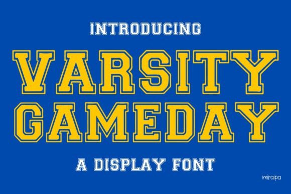 Varsity Gameday: Evaluating a Bold Display Font for Sports and Event Design
